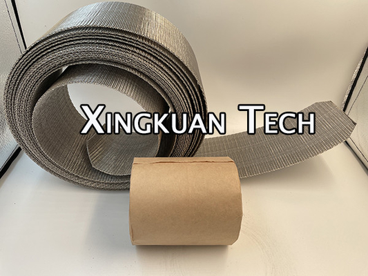 Stainless Steel Mesh Belt KPZ 72x15 150mmx10mtrs Reverse Dutch Weave RDTW