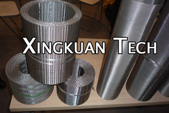 72/15 152/ 24 260/40 Reverse Dutch Weave Stainless Filter Belt Mesh Band For Plastic