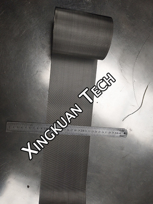 72/15 152/ 24 260/40 Reverse Dutch Weave Stainless Filter Belt Mesh Band For Plastic