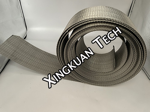 72/15 152/ 24 260/40 Reverse Dutch Weave Stainless Filter Belt Mesh Band For Plastic