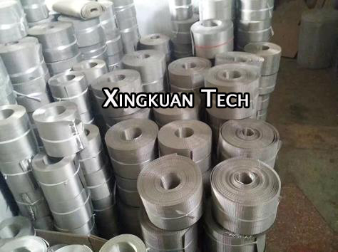 Filter Mesh Roll Belt Band For Screen Changer Plastic Extrusion