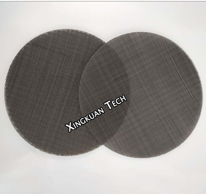 40mesh 60mesh 80mesh 100mesh Carbon Steel Wire Mesh Filters For Recycled Plastic