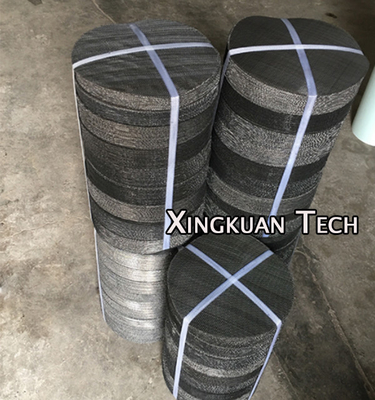 Metal Carbon Steel Screen Filter Mesh For PP / HDPE Recycling 20 - 150 Mesh