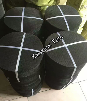 Extruder Screen Pack Filter Disc Black Wire Mesh Cloth Round Pieces