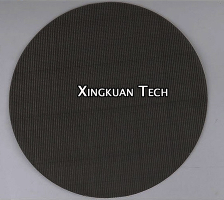 Black Iron Woven Cloth Cut Pieces Into Customized Shapes Of Disc