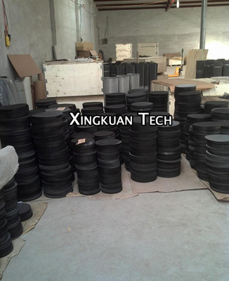 Black Iron Woven Cloth Cut Pieces Into Customized Shapes Of Disc