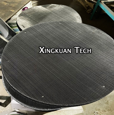 Plain Steel Iron Filter Wire Mesh Screen Discs For Plastic Extrusion
