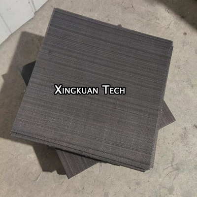 Square Shape Carbon Steel Iron Filter Mesh Screen For Recycling 60 Mesh 298mm