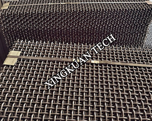 65MN Heavy Duty Crimped Wire Mesh 1500mm X 2000mm Screen Mesh For Mining