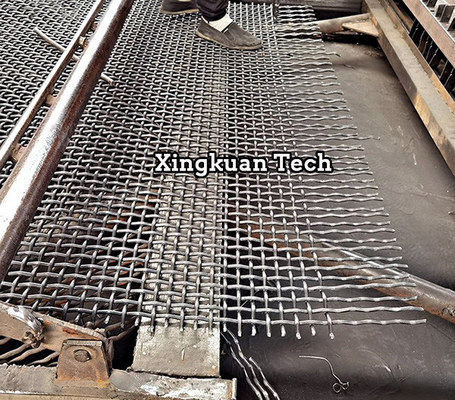 High Carbon Steel Mine Wire Sieving Screen Mesh For Vibrating Stone / Gold Ore / Coal Mine / Copper Mine