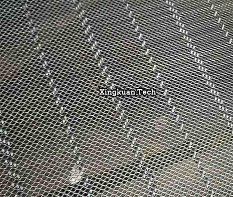 High Carbon Steel Corrugated Mesh Screen For Crushing And Screening Equipment