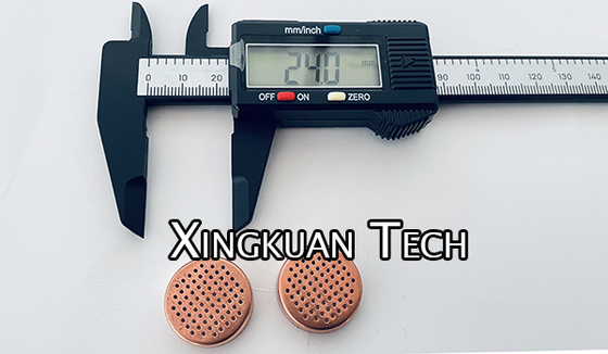 Dryer Filter Screen Diameter 24mm Perforated Round Hole Mesh