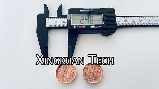 Dryer Filter Screen Diameter 24mm Perforated Round Hole Mesh