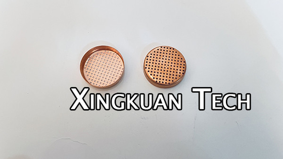 Dryer Filter Screen Diameter 29mm Punching Round Hole Disc Copper Plated