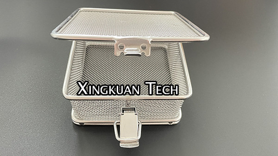 Stainless Steel Precision Disinfection Box Dental Instruments Storage