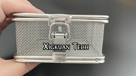 Stainless Steel Precision Disinfection Box Dental Instruments Storage