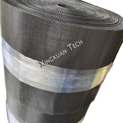 Black Or Grey Coating Epoxy Resin Mesh For Hydraulic Filter Paper Support