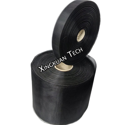 Black Epoxy Coating Long Lifetime Supporting Wire Mesh Screen Fabric Filter Element Use