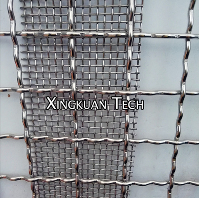 Stainless Steel 304 Crimped Woven Corrugated Wire Mesh For Screening