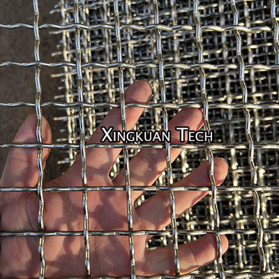 Fence Square Crimped Wire Mesh Stainless Steel 304 201 316 316L