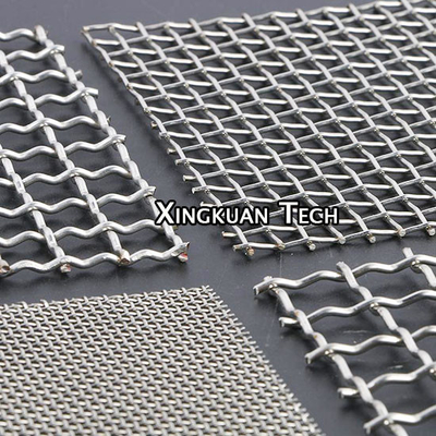 1m 3 Feet / 4 Feet / 5 Feet Width Crimped Wire Mesh Stainless Steel 201 304 316 316L