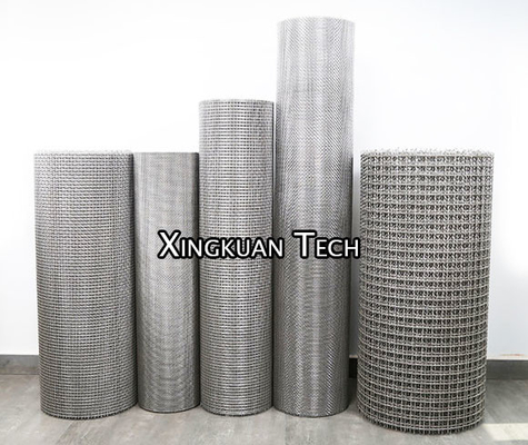 1m 3 Feet / 4 Feet / 5 Feet Width Crimped Wire Mesh Stainless Steel 201 304 316 316L