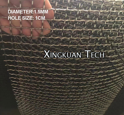 304 316 Stainless Steel Crimped Woven Wire Mesh For Sieve Industry