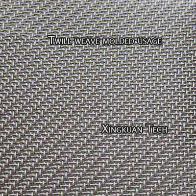 Soft Annealed Stainless Steel Woven Wire Mesh Placed On Top Of The Molding Dies