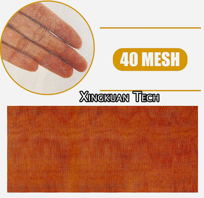 99.9% Pure Copper Wire Mesh 40 Mesh 0.12mm 0.15mm 0.18mm 0.2mm Dense Screen