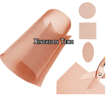99.9% Pure Copper Wire Mesh 40 Mesh 0.12mm 0.15mm 0.18mm 0.2mm Dense Screen