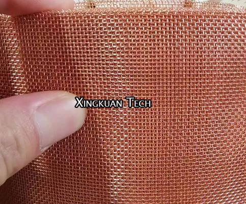 24mesh Copper Wire Mesh Screen 99.9% Pure Aperture 0.70 - 0.90mm,Dia 0.15 - 0.35mm