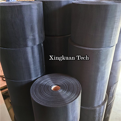 Automobile Filter Lining Mesh Annealing Wire Epoxy Mesh Black Color