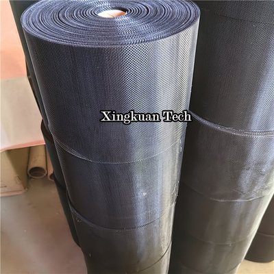 Automobile Filter Lining Mesh Annealing Wire Epoxy Mesh Black Color