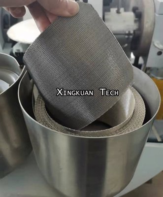 Stainless Steel 302 304 316 Twilled Weave Reversible Screen Belt For Plastics Industry