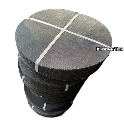 270mm Dia 60meshx0.19mm Wire Mesh Filter Discs For PP Material Production