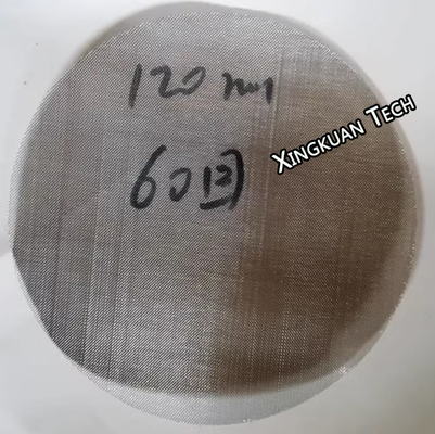 120mm Dia 40mesh 60mesh 80mesh Extrusion Screens For Sieving Contaminant In Polymer Melt