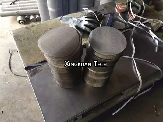 120mm Dia 40mesh 60mesh 80mesh Extrusion Screens For Sieving Contaminant In Polymer Melt