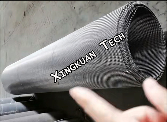 Wear Resistant Screens Mesh Cloth 1.8mm Dia 3mm Hole 3m Width For Sieve Applications