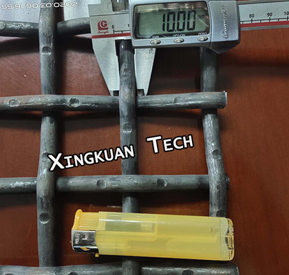Steel Vibrating Screen Mesh 10mm Wire Dia 40mm 50mm 55mm 60mm 65mm 70mm Aperture