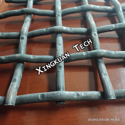 Steel Vibrating Screen Mesh 10mm Wire Dia 40mm 50mm 55mm 60mm 65mm 70mm Aperture