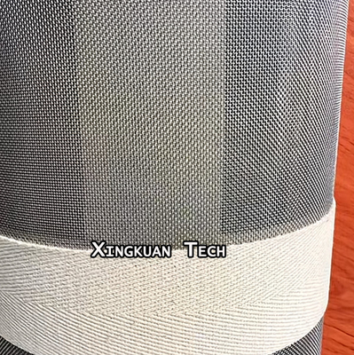 SS Fabricated Wire Mesh Screen With Canvas Strip For Gyratory Sifter / Screener