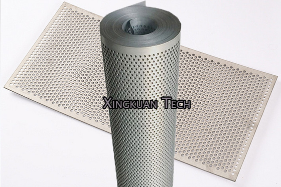 Customerized Round Hole Perforated Wire Mesh / Punching Mesh In Different Aperture
