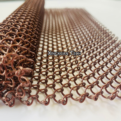 Hanging Metal Decorative Mesh Curtain Drapery For Interior Decoration