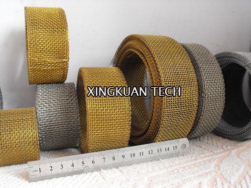 2cm 1m Woven Steel Mesh Screen Super narrow with closed edge