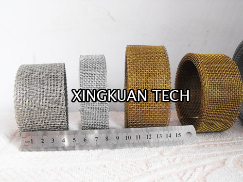 2cm 1m Woven Steel Mesh Screen Super narrow with closed edge