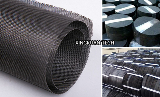 Black Woven Wire Mesh Cloth For Rubber  Plastic Industry  40 Mesh 60 Mesh 80 Mesh