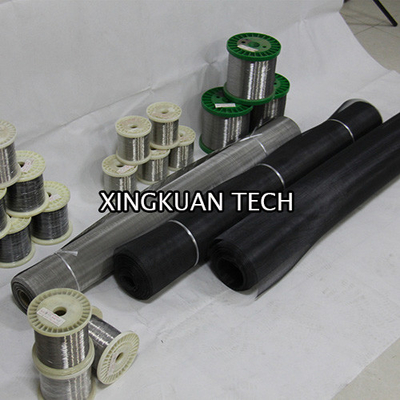 TA1 TA2 Titanium Woven Wire Mesh Screen Black White Color For Corrosion Environment