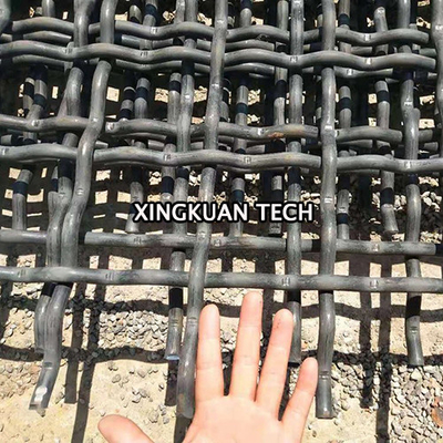 Raw edge Square hole Mining Quarry Screen Mesh Sheet for Vibrating in mining