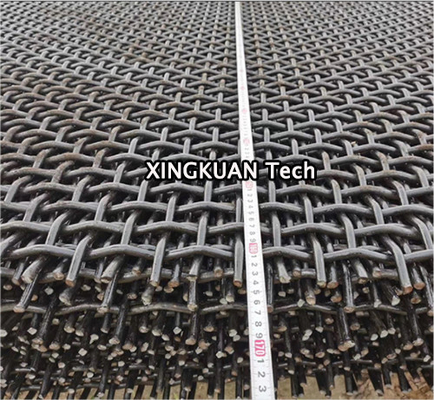 Raw edge Square hole Mining Quarry Screen Mesh Sheet for Vibrating in mining