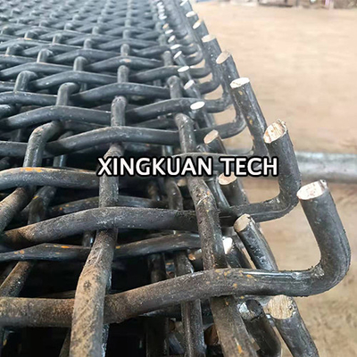 Vibrating Mine Screen Mesh , Quarry Screen Mesh In Hook Edge
